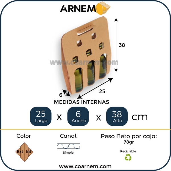 Estuche 3 Botellas